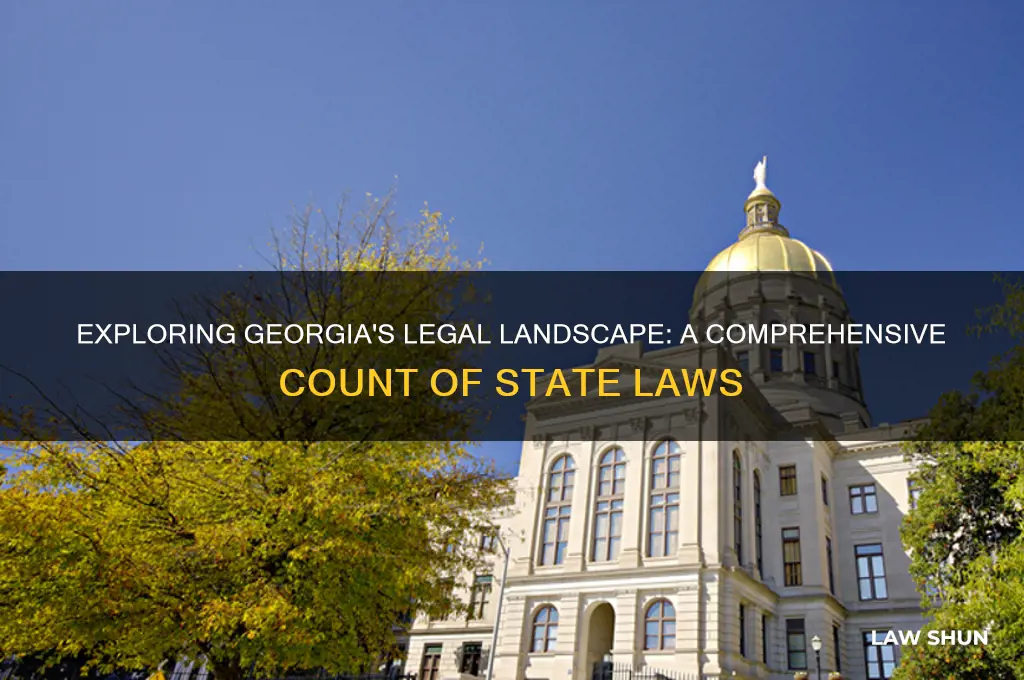 how many laws are there in georgia