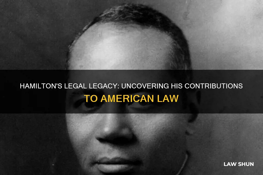 how many laws did hamilton write