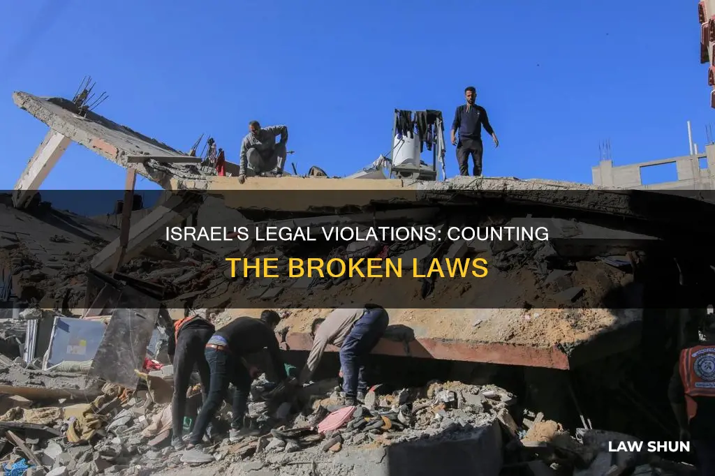 how many laws did israel break