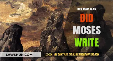 Unraveling the Mosaic Laws: How Many Did Moses Pen?