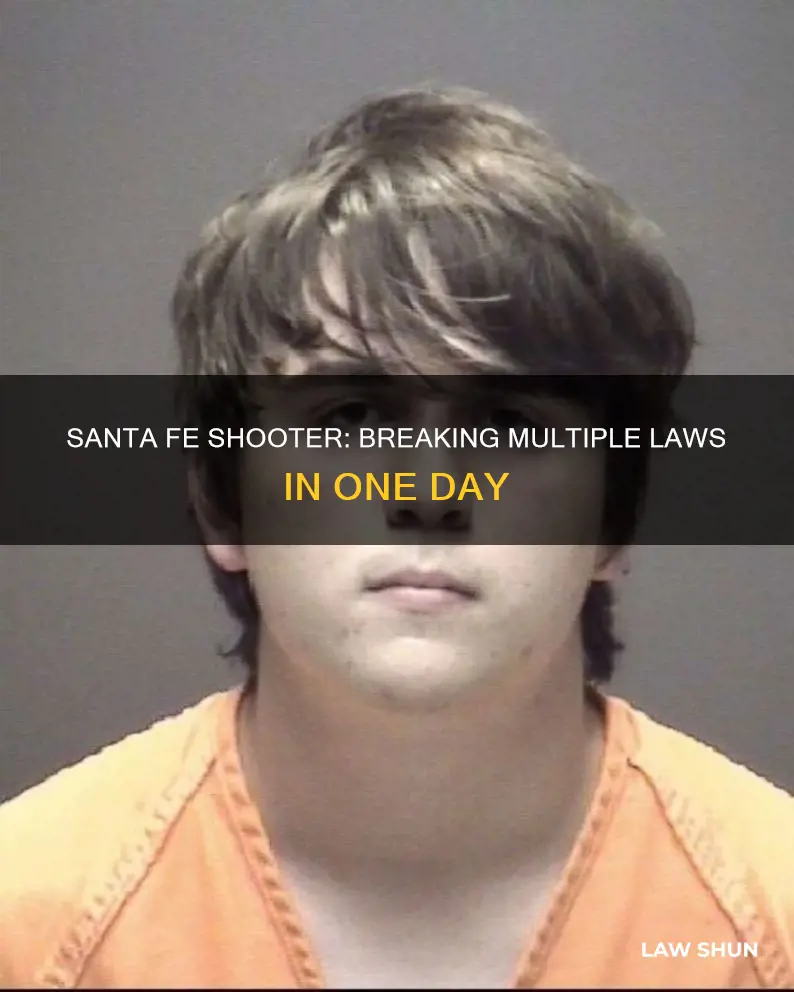 how many laws did the santa fe shooter break