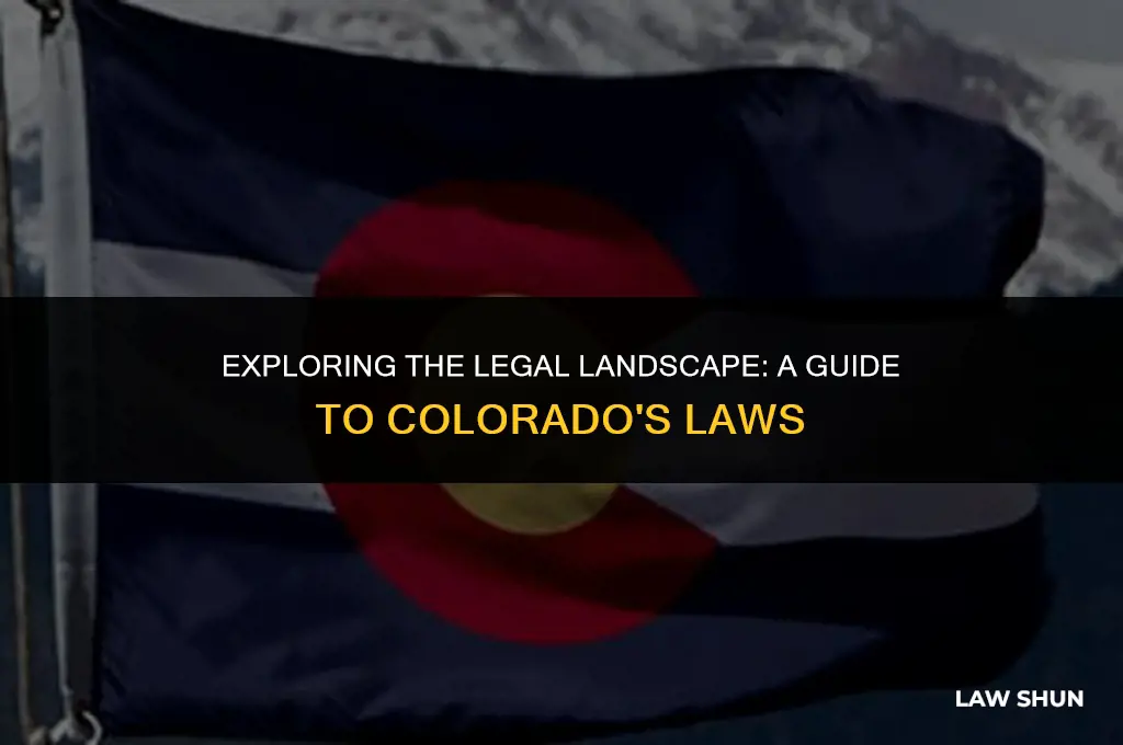 how many laws does colorado have