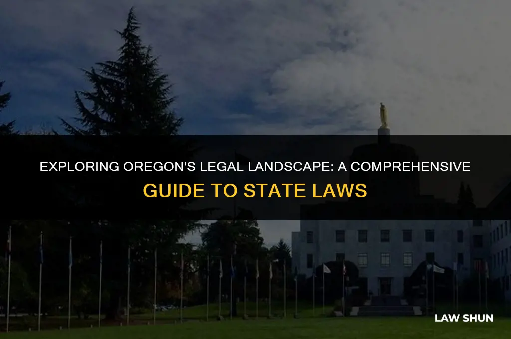 how many laws does oregon have