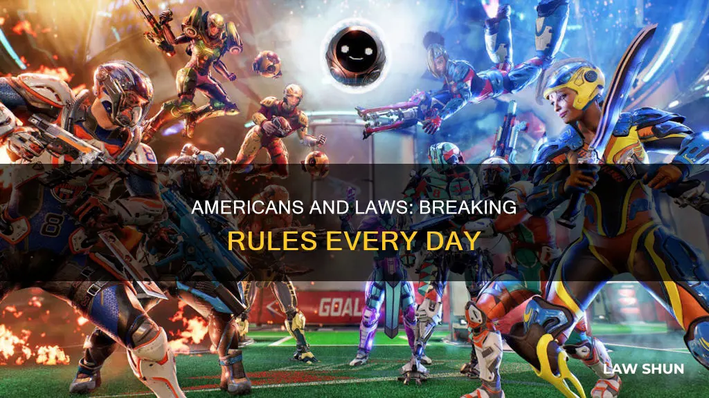 how many laws does the average american break a day