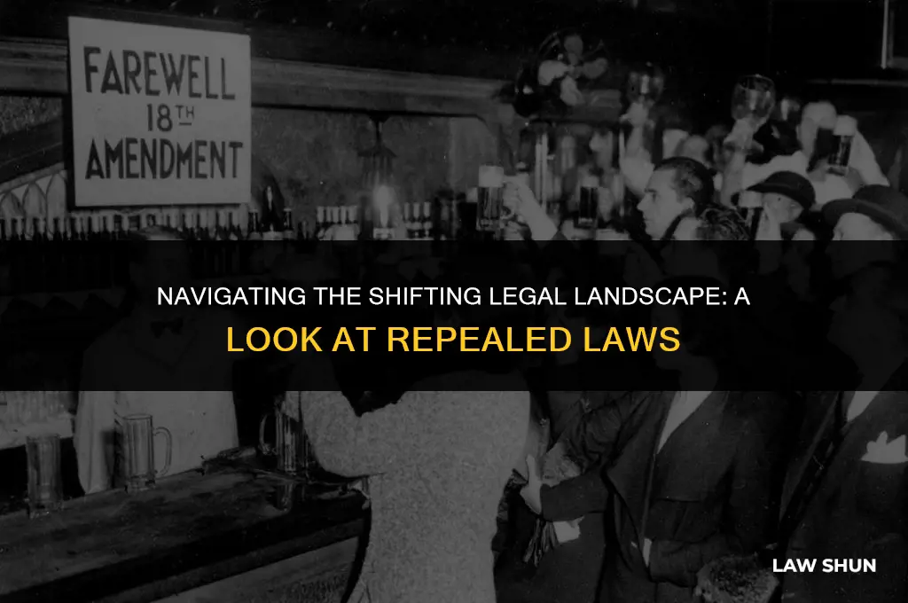 how many laws have been repealed