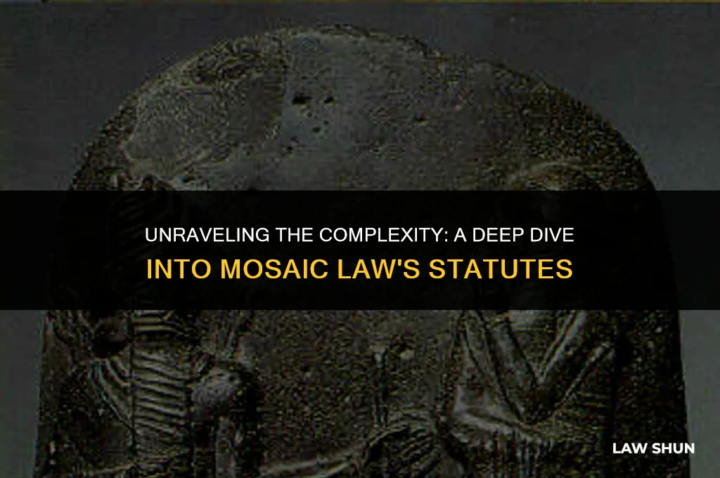 how many laws in mosaic law