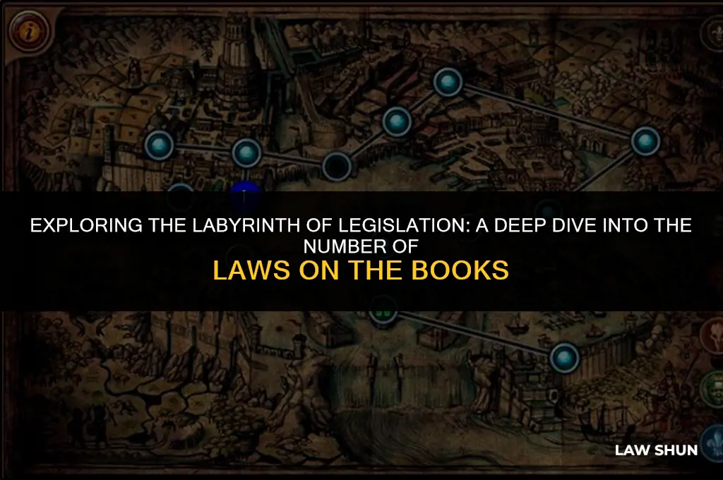 how many laws on the books