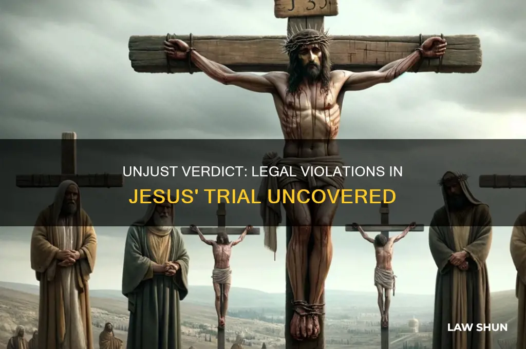 how many laws were broken at the trial of jesus