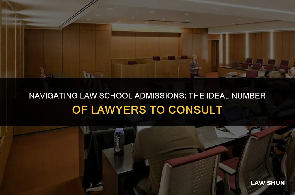 how many lawyers for law schoo