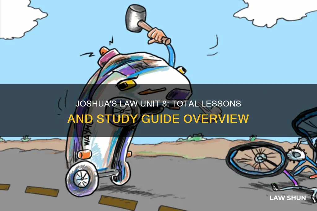 how many lessons are in unit 8 of joshua
