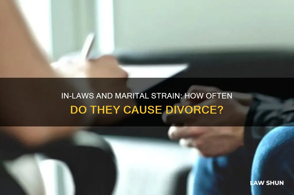 how many marriages end in divorce because of in-laws