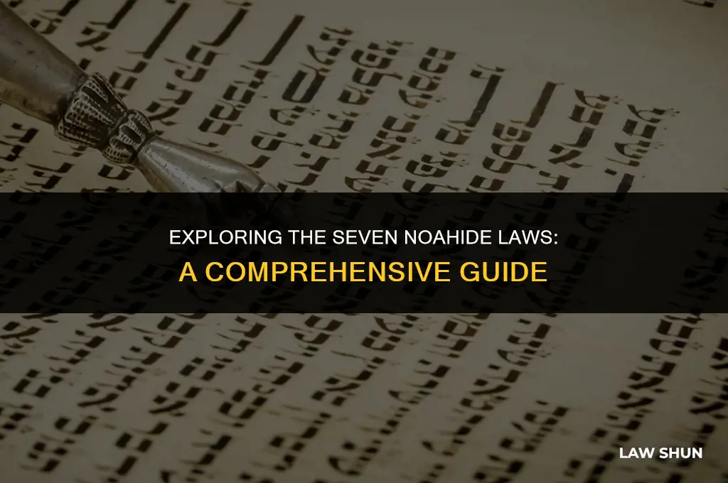 how many noahide laws are there
