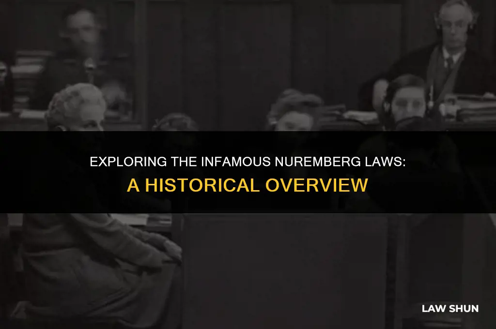 how many nuremberg laws are there