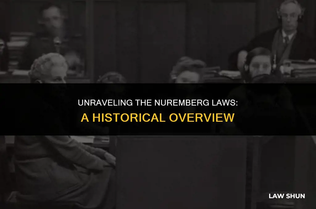 how many nuremburg laws were there