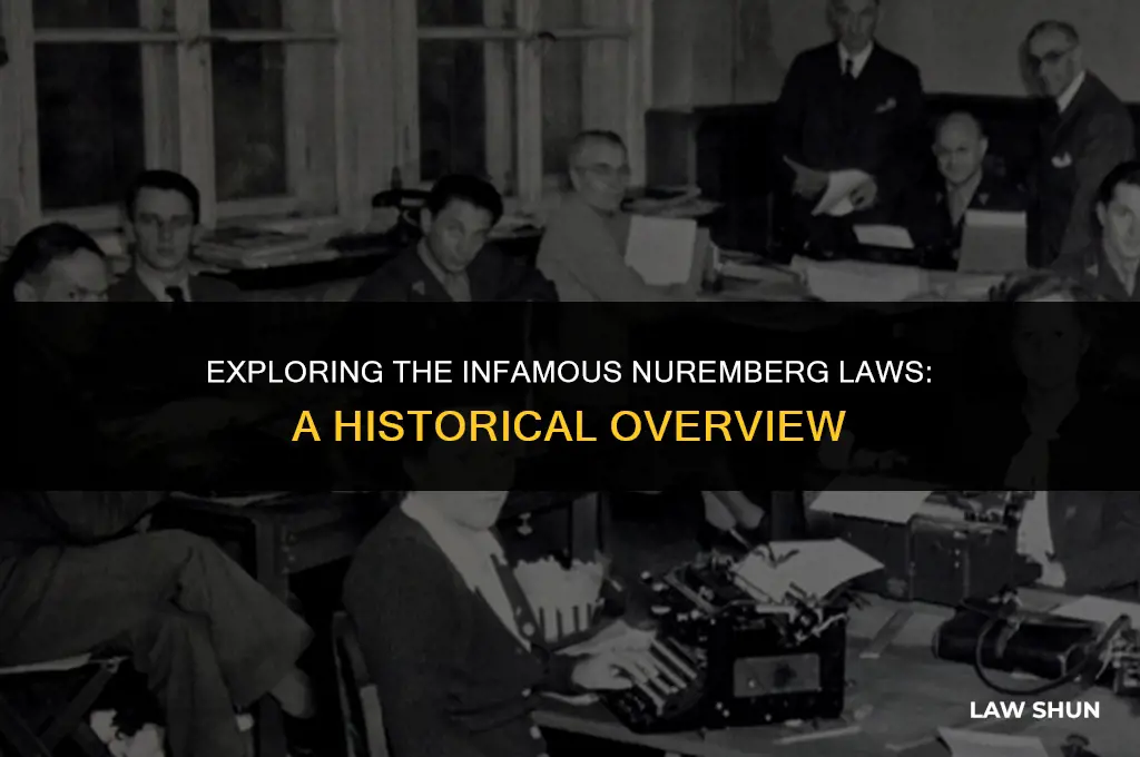 how many nurmberg laws are there