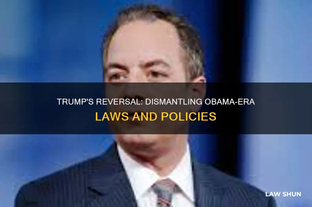 how many of obamas laws has trump gotten rid of