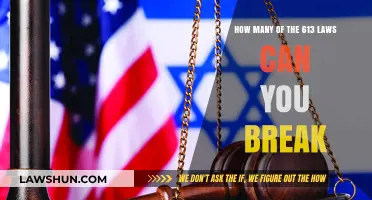 Breaking Jewish Laws: How Many is Too Many?