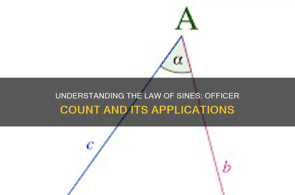 how many officers are law of sines