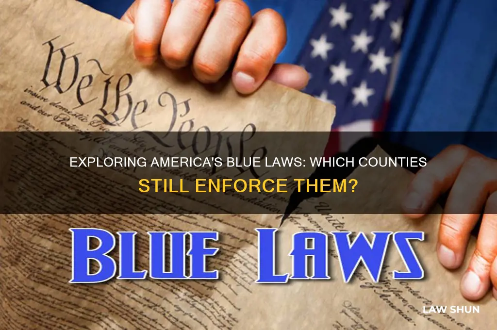 how many other counties in america have the blue laws