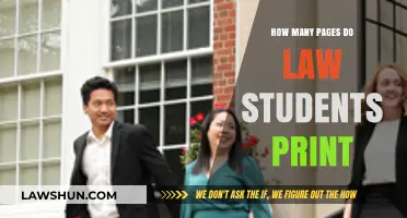 Law Students' Printing Habits: Pages, Costs, and Environmental Impact