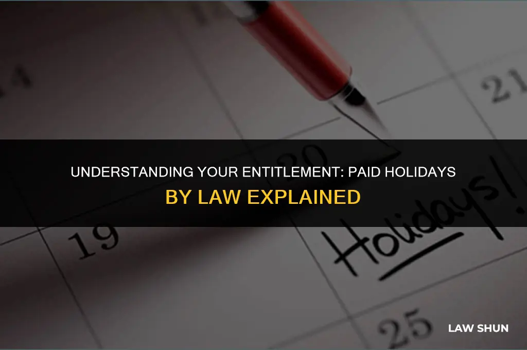 how many paid holidays by law