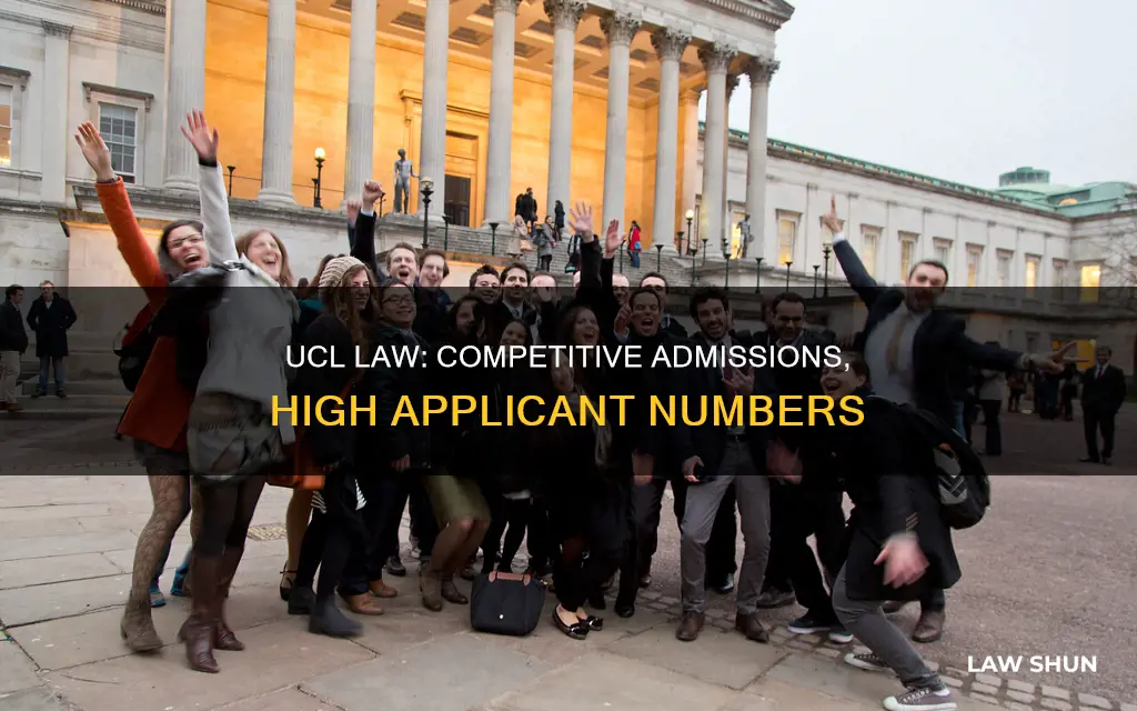 how many people apply to ucl law