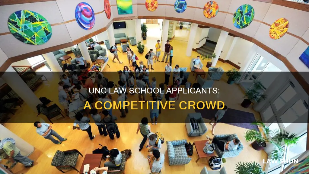 how many people apply to unc law