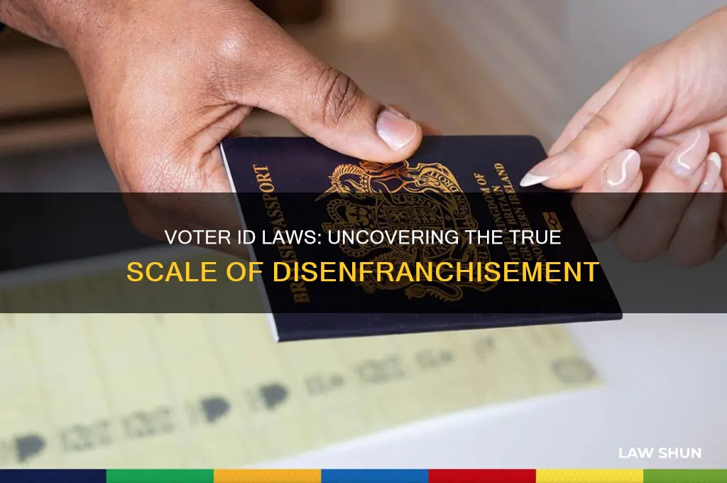 how many people are actually disenfranchised by voter id laws