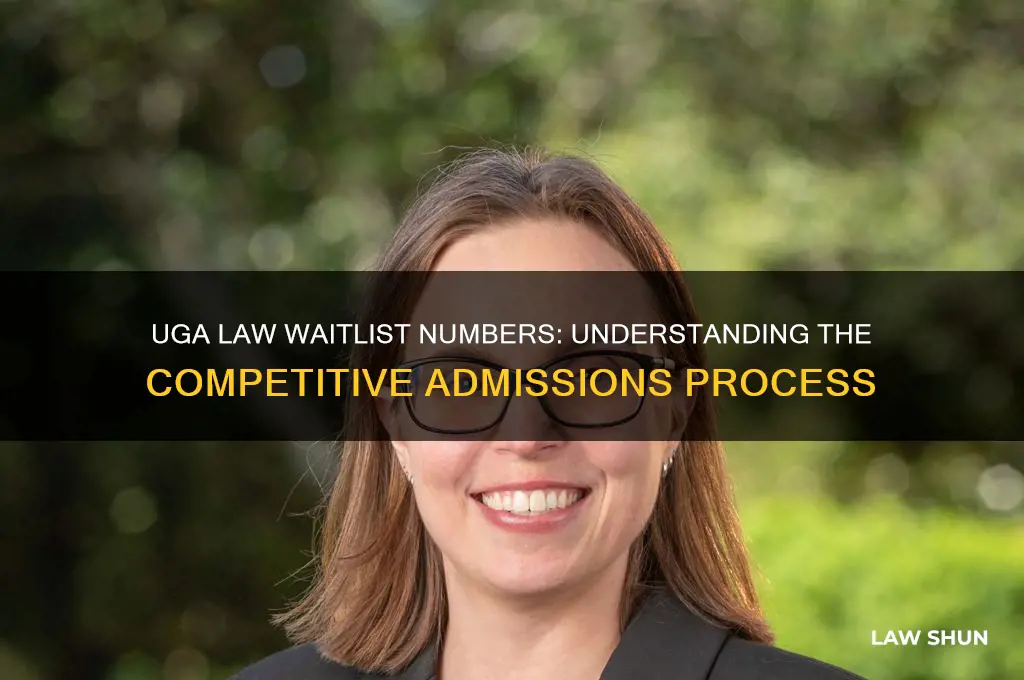 how many people are waitlisted at uga law