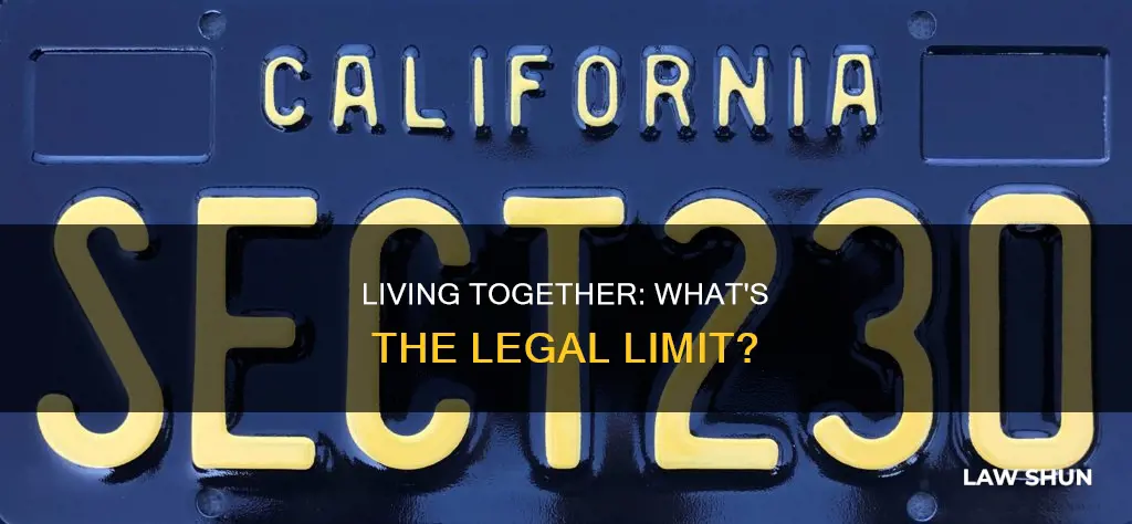 how many people can live with you by law