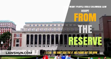 Columbia Law's Reserve Acceptance Rate: How Many Make the Cut?
