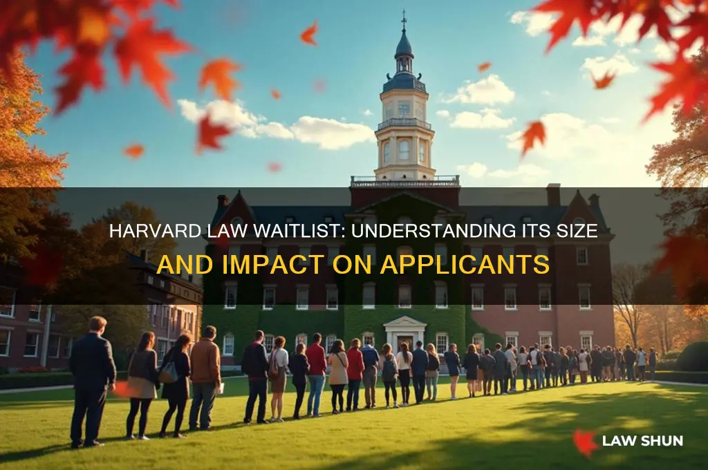 how many people does hardvard law weightlist