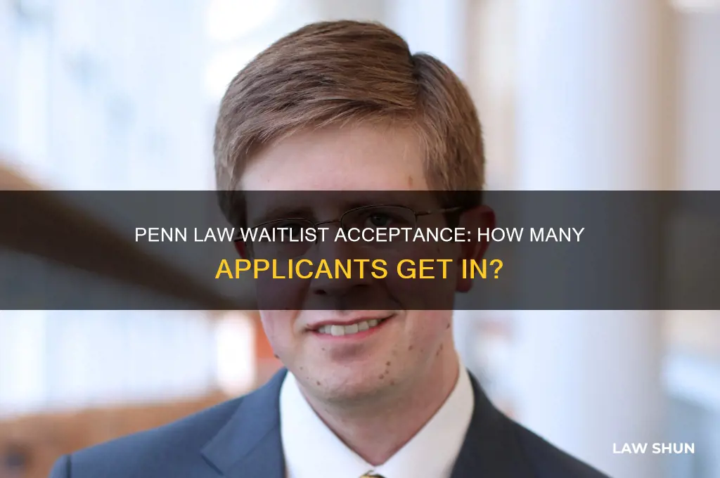how many people from waitlist are accepted at penn law