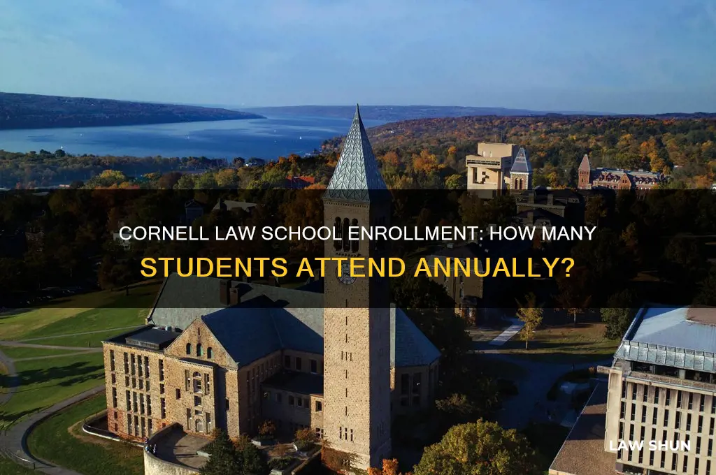 how many people go to cornell law