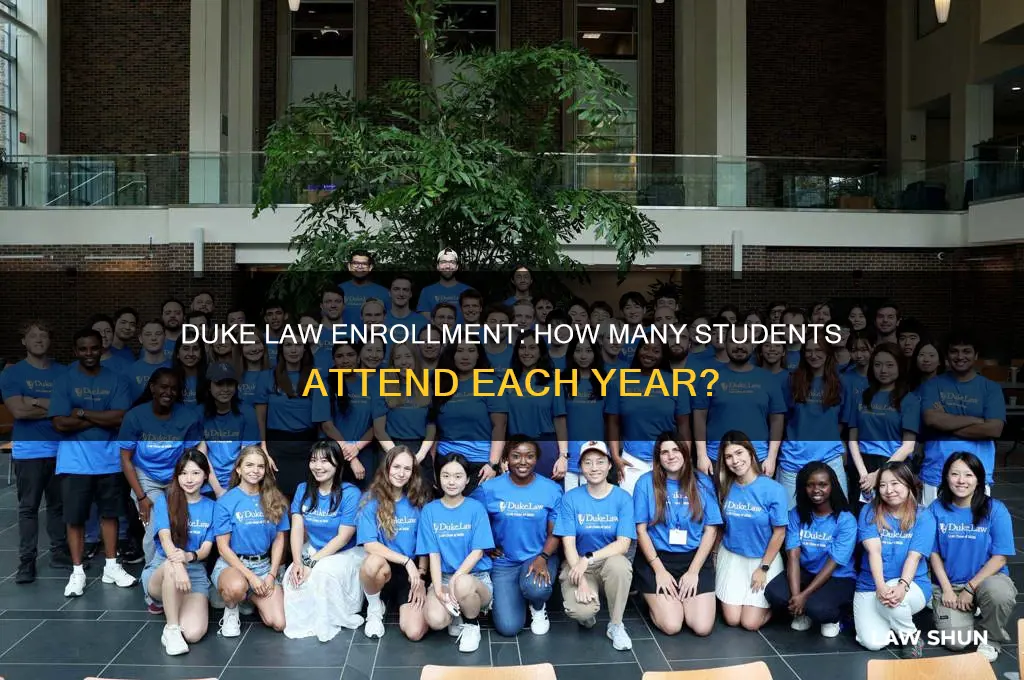 how many people go to duke law