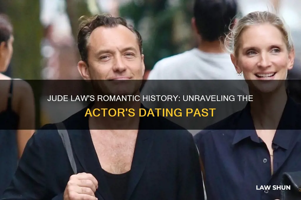 how many people has jude law slept with
