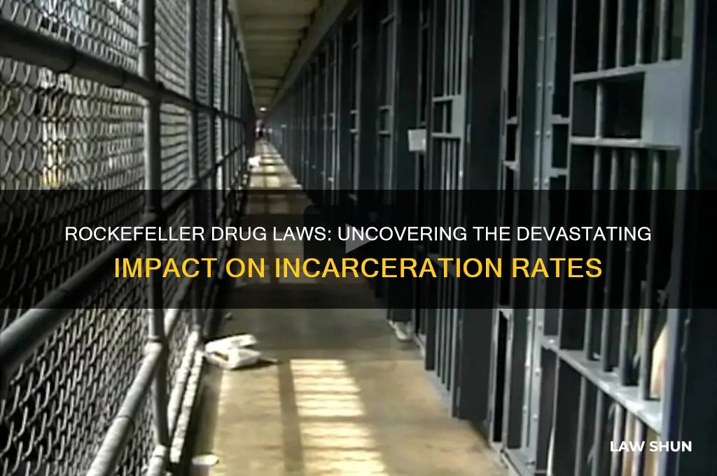 how many people imprisoned because rockefeller drug laws