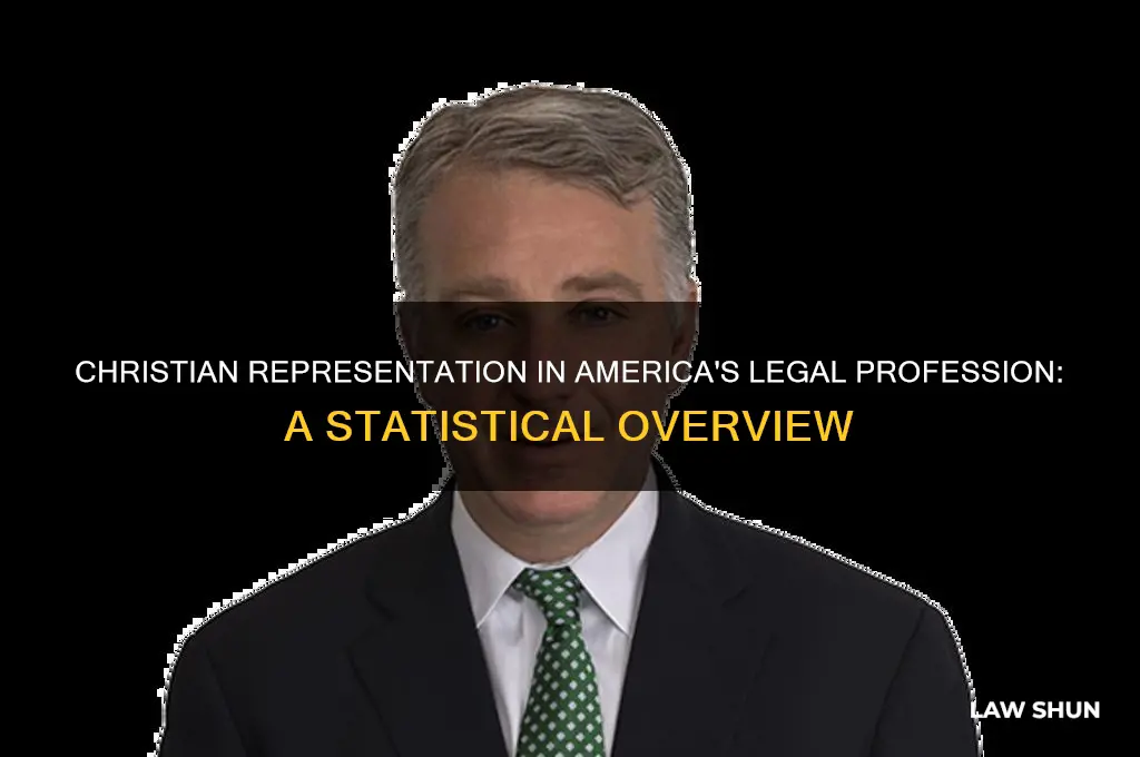 how many people in law are christian in amerixa