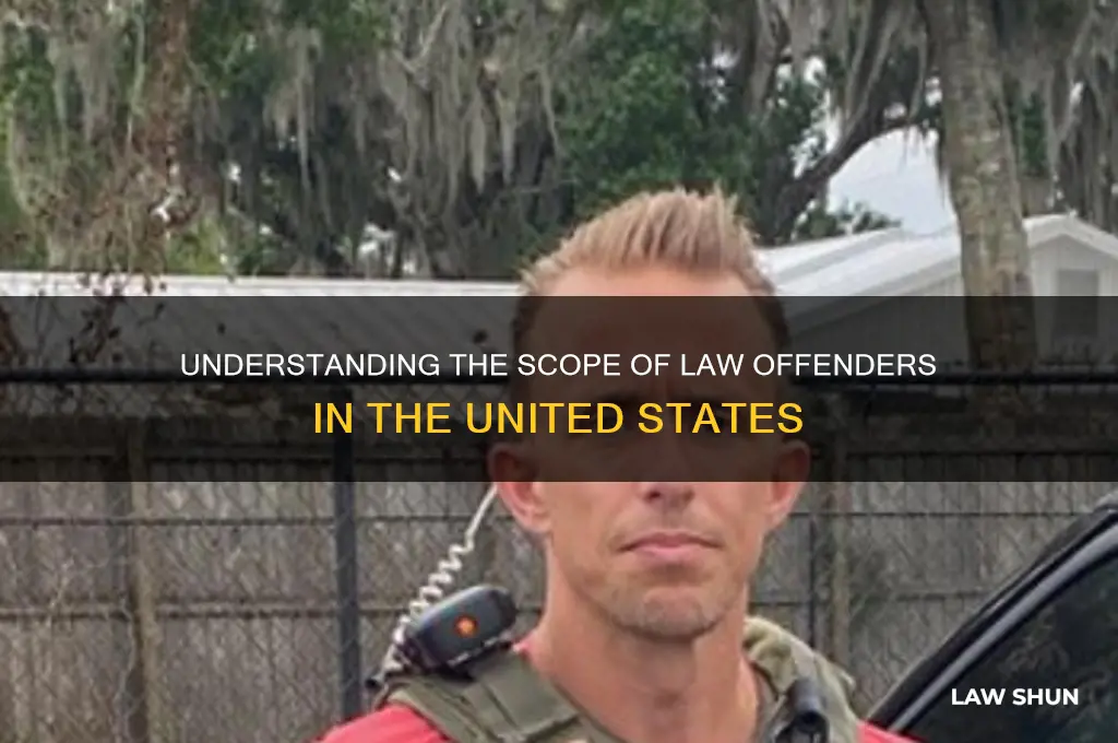 how many people offender law in the us