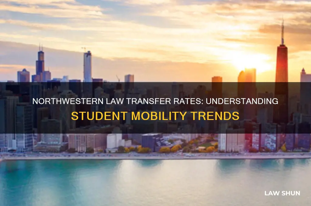 how many people transfer out of northwestern law