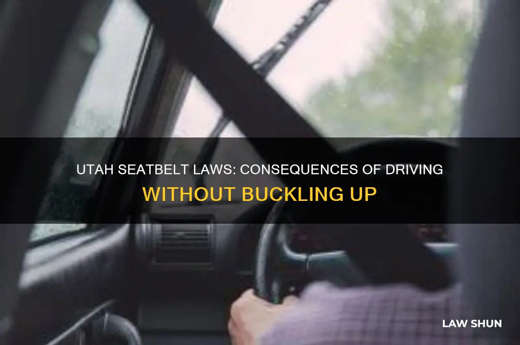 how many people without seatbelts utah law