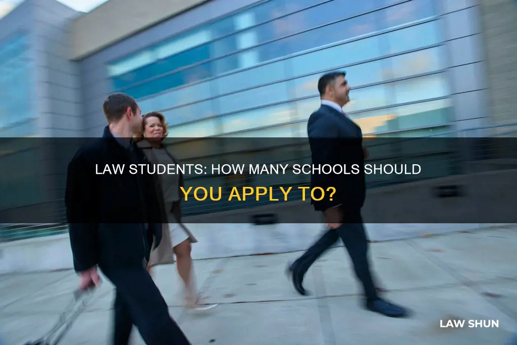 how many places do law students apply to