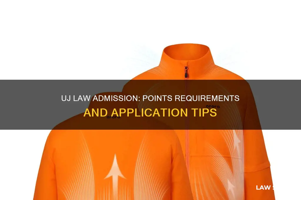 how many points needed for law at uj