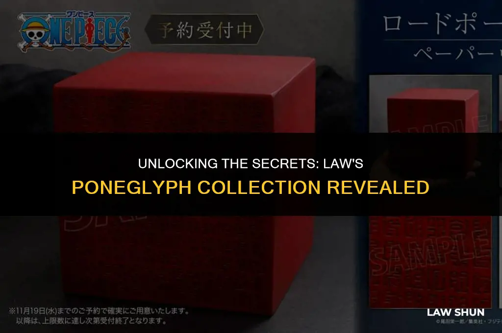 how many poneglyphs does law have