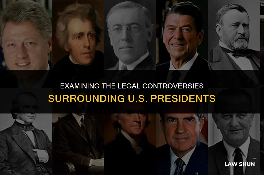how many presidents broke the law