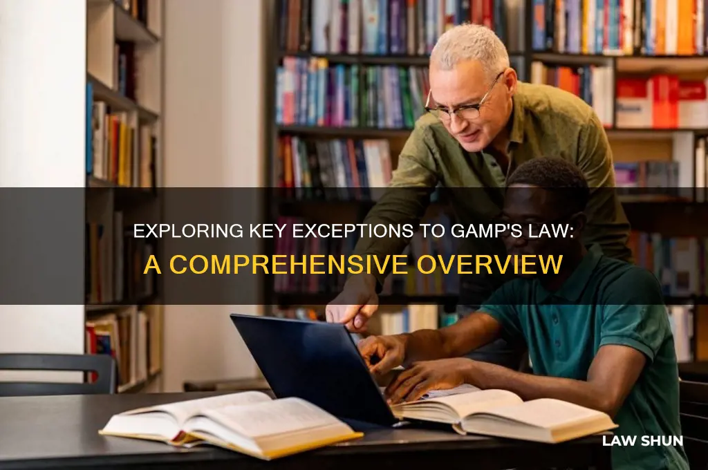 how many principle exceptions are there to gamp