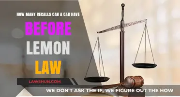 Recalls and Lemon Law: How Many Recalls Are Too Many?