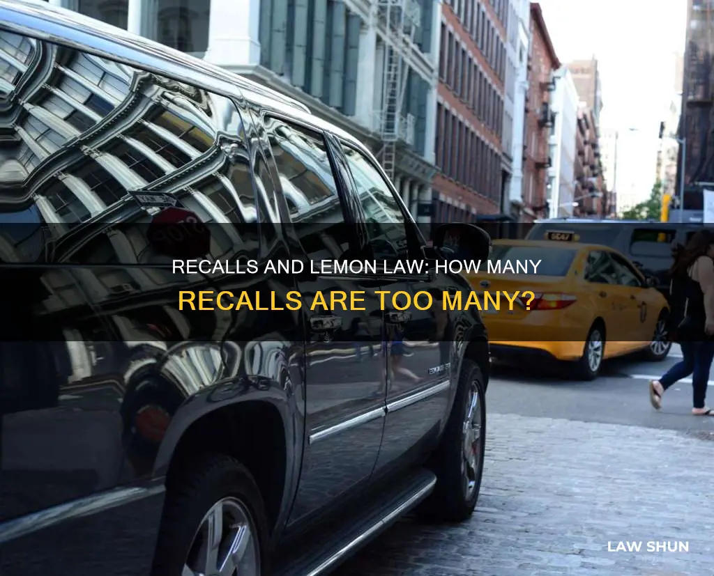 how many recalls can a car have before lemon law