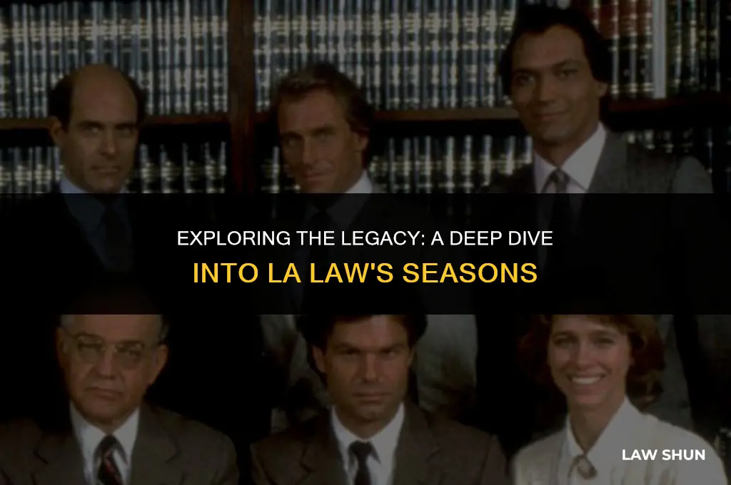 how many seasons of la law