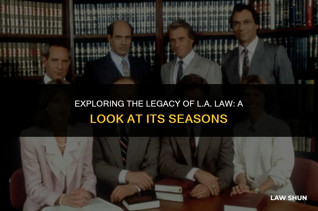 how many seasons was la law